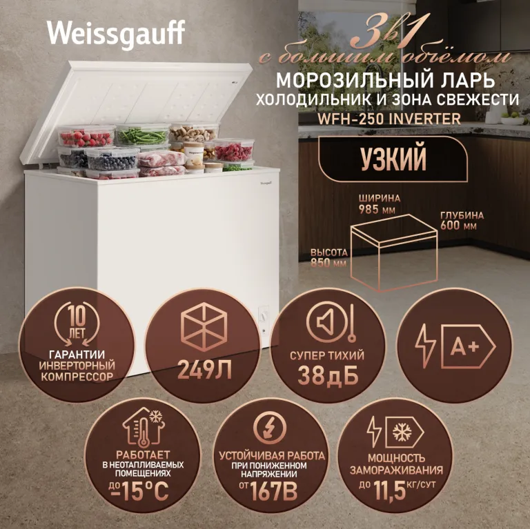фото Weissgauff WFH-250 Inverter