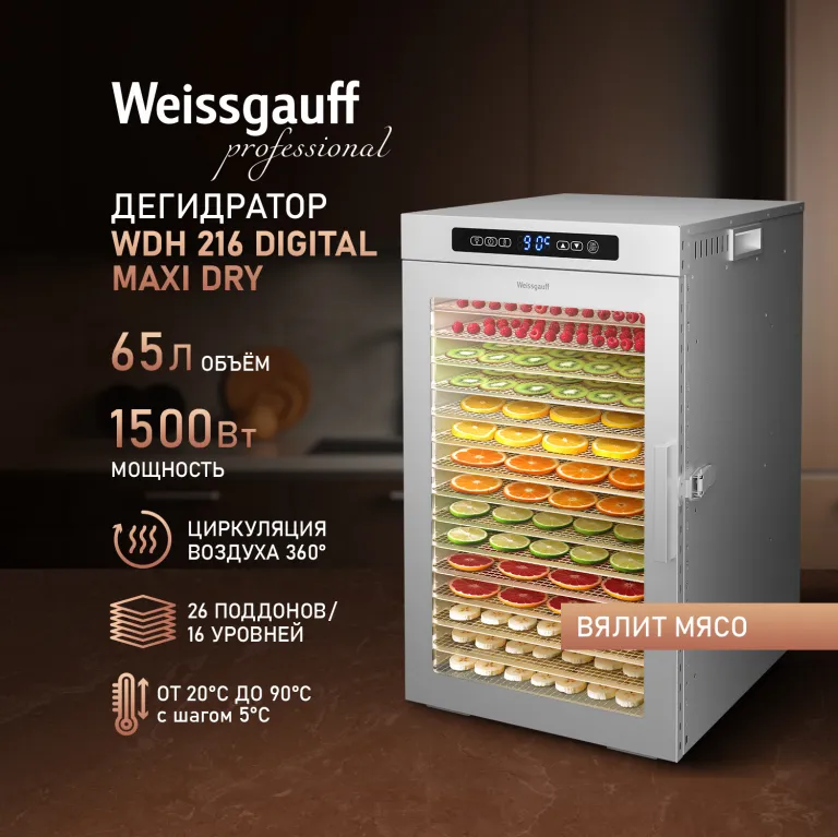 фото Weissgauff WDH 216 Digital Maxi Dry