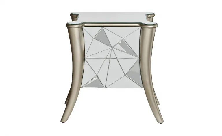 фото KFC662 Тумба зеркальная, 2 ящика  59*42*58см