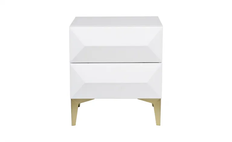 фото 40AD-CB251 Тумбочка белая 50*45.5*57 см