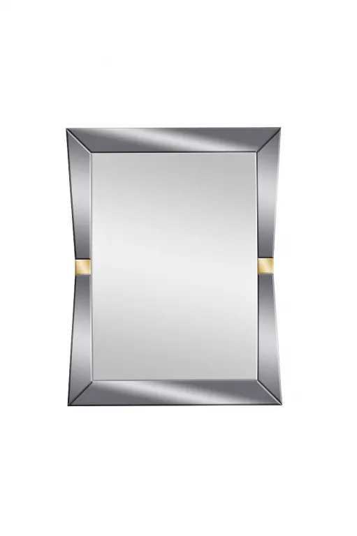 фото KFG123 Зеркало прямоугольное с золотыми вставками 79*102*2см