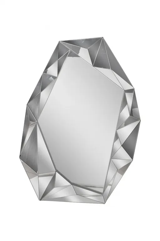 фото 19-OA-9104 Зеркало абстрактное в объемн. зеркальной раме 90*60см