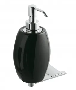 фото Webert Настенный дозатор для жидкого мыла (керамика) AI500201015 - черный