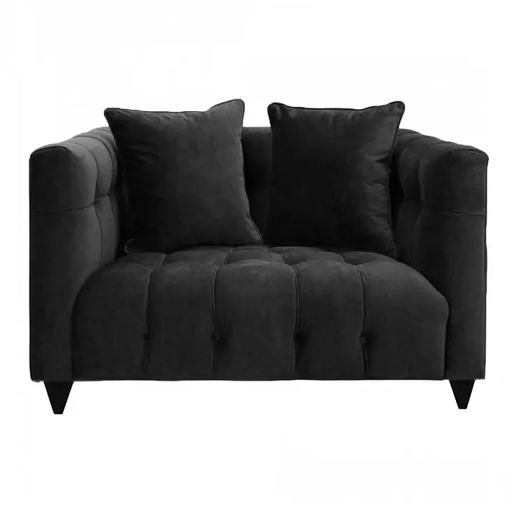 фото Кресло диван с подушками серое Сити