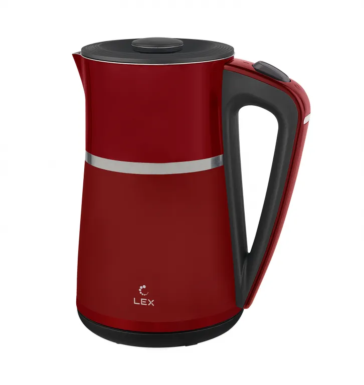 фото Lex LXK 30020-3,  чайник электрический (красный)