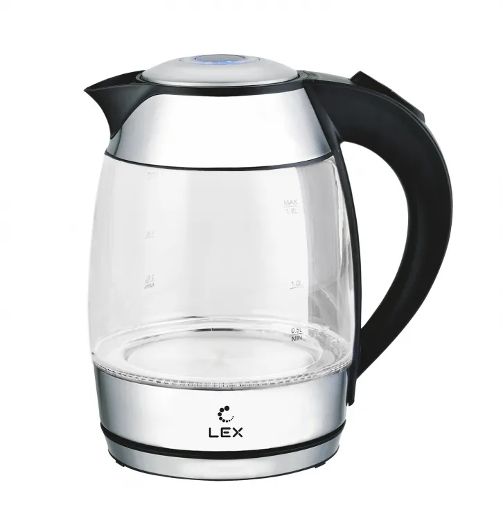 фото Lex LX 3006-1, чайник электрический (черный)