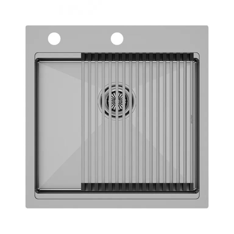 фото Paulmark Мойка KRONER-PRO + ролл-мат PRO PM705151-BS+R405-BS