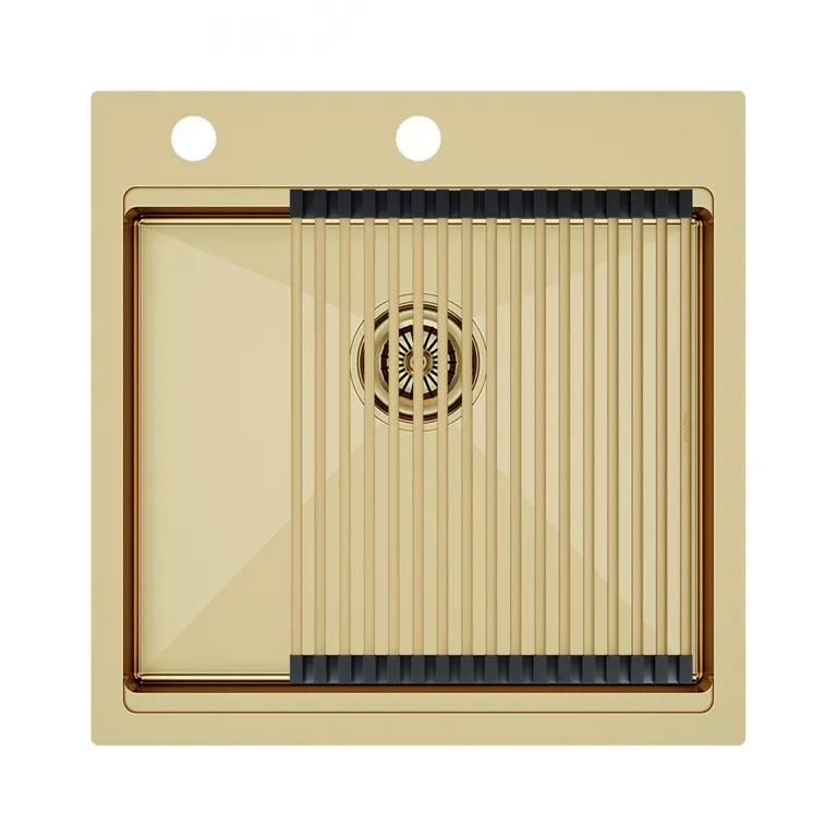 фото Paulmark Мойка KRONER-PRO + ролл-мат PRO PM705151-BG+R405-BG