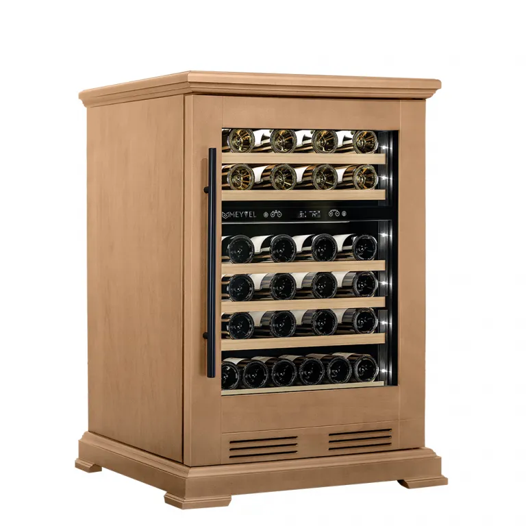фото Meyvel Винный холодильник (шкаф) компрессорный MEYVEL MV46PRO-KBT2 (Натуральный бук)