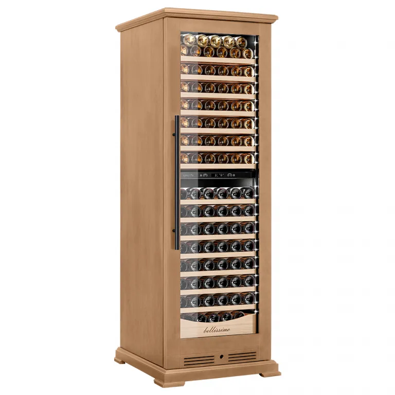 фото Meyvel Винный холодильник (шкаф) компрессорный MEYVEL MV163PRO-KBT2 (Натуральный бук)