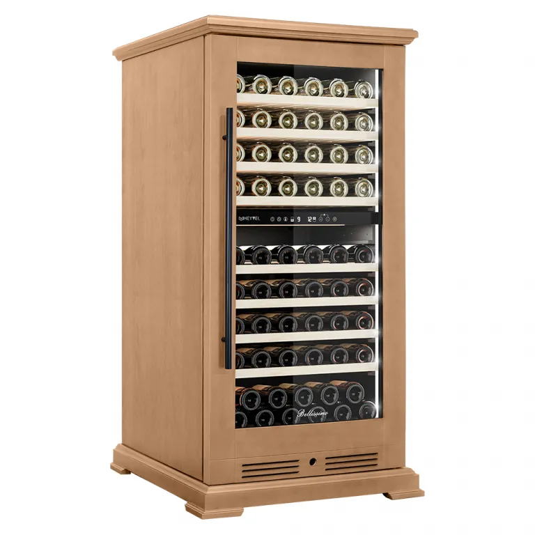 фото Meyvel Винный холодильник (шкаф) компрессорный MEYVEL MV99PRO-KBT2 (Натуральный бук)