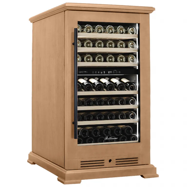 фото Meyvel Винный холодильник (шкаф) компрессорный MEYVEL MV77PRO-KBT2 (Натуральный бук)