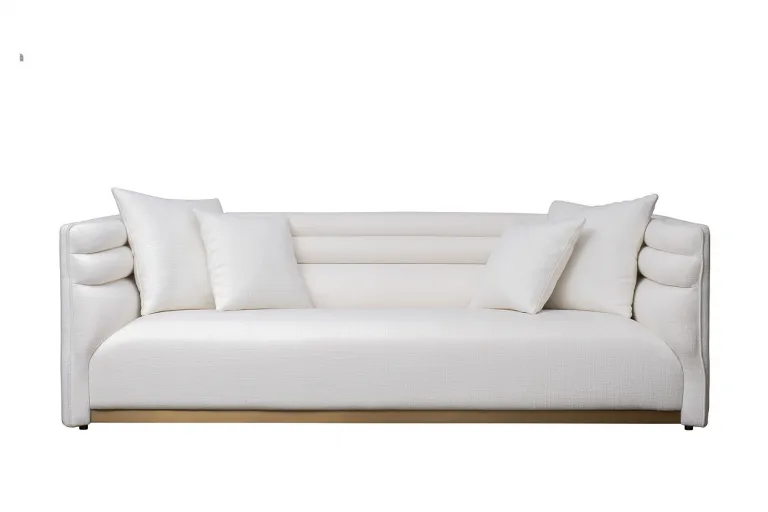 фото Диван трехместный GD/Toledo св.бежевый рогожка Norton Svbeg 236*97**77см