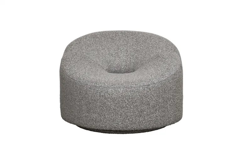 фото Кресло поворотное LUNA рогожка черно-серый Santo1606-CHSER 98*90*69см