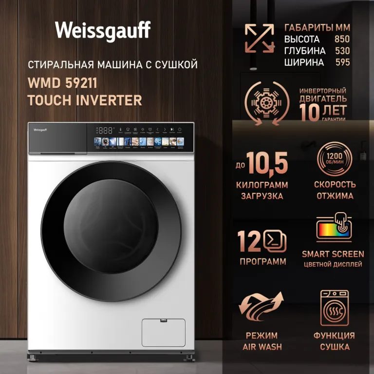 фото Weissgauff WMD 59211 Touch Inverter