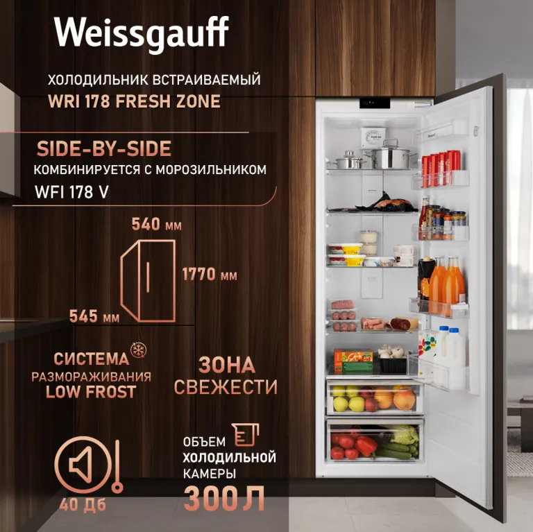 фото Weissgauff WRI 178 Fresh Zone