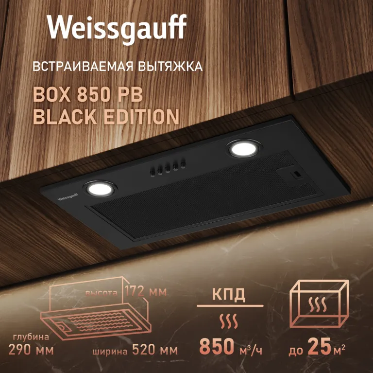 фото Weissgauff Box 850 PB Black Edition