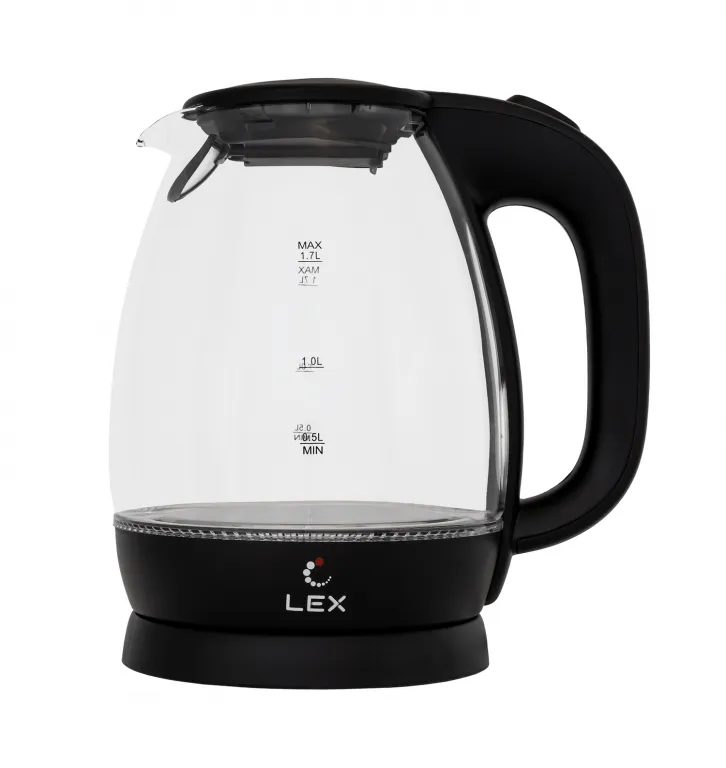 фото Lex LX 3002-1, чайник электрический (черный)