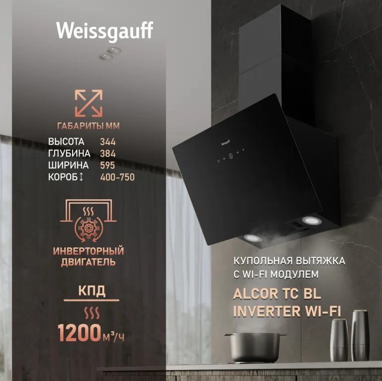 фото Weissgauff Alcor TC BL Inverter Wi-Fi
