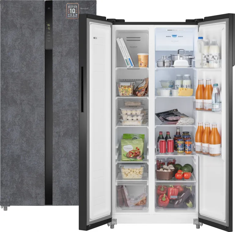 фото Weissgauff WSBS 500 Inverter NoFrost Rock Glass