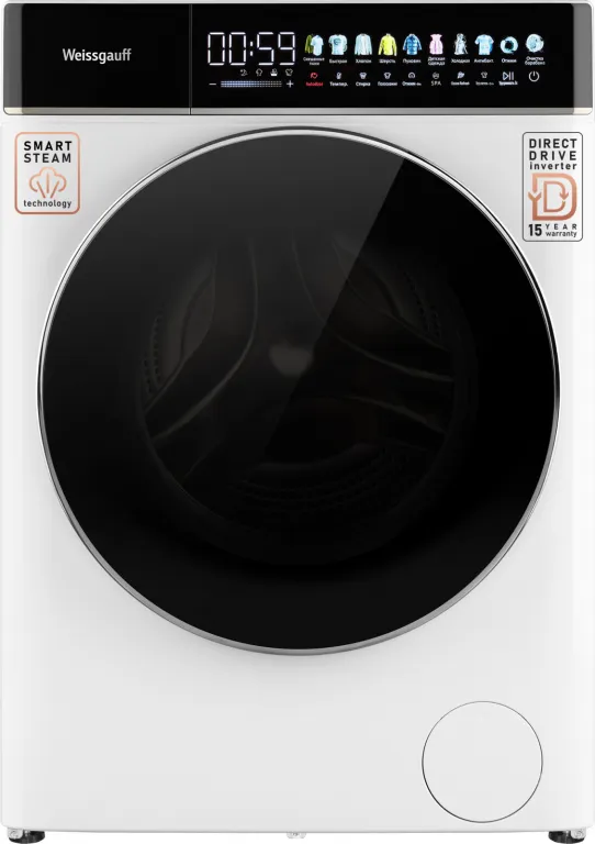 фото Weissgauff WM 58411 Direct Drive Inverter Premium Steam