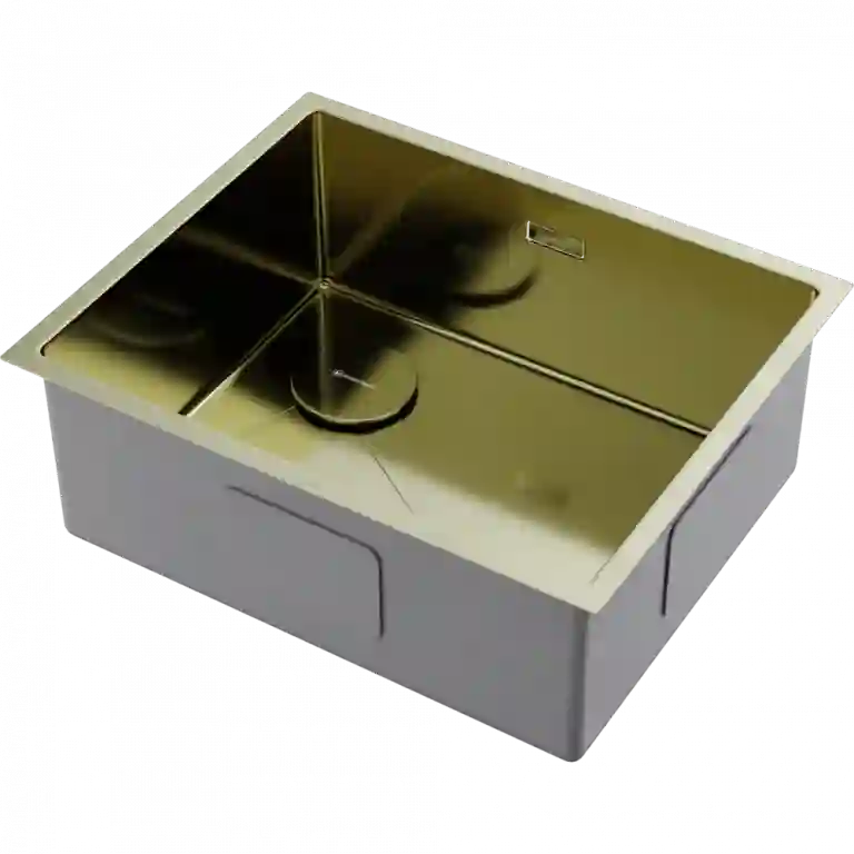 фото Omoikiri Taki 54-U/IF-L Side SF-LG нерж. сталь/светлое золото