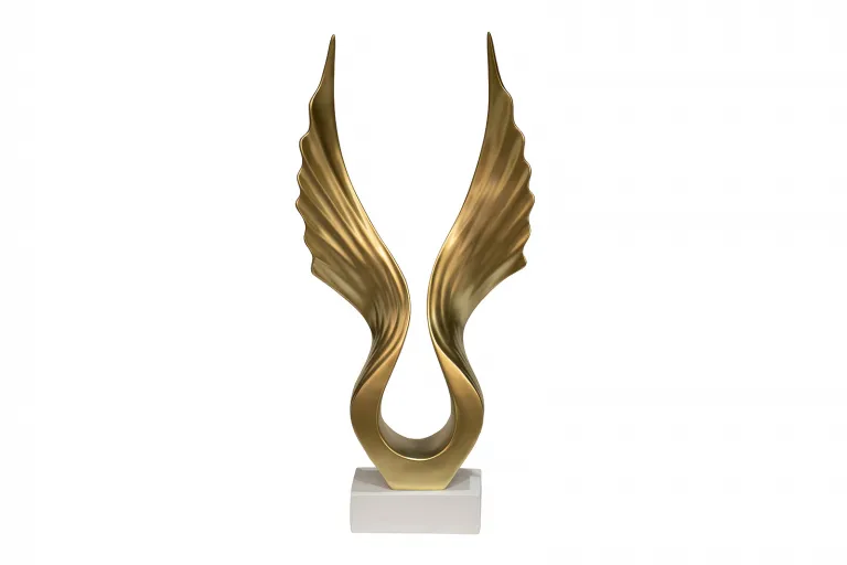 фото D4321 Статуэтка "Абстракция" золотая 21*7,5*h 43,5см