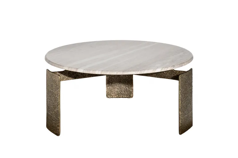 фото 69-23303 Стол журнальный мраморный d100*45см