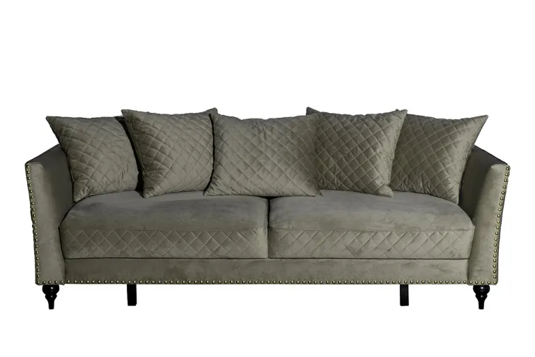 фото Диван Sorrento 230M трехм.раск,велюр оливковый Colt1002-OLIV 230*101*86