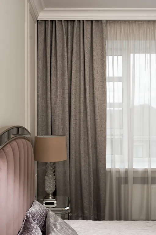 фото 121GD-00026 Портьера Gloss беж 275*260