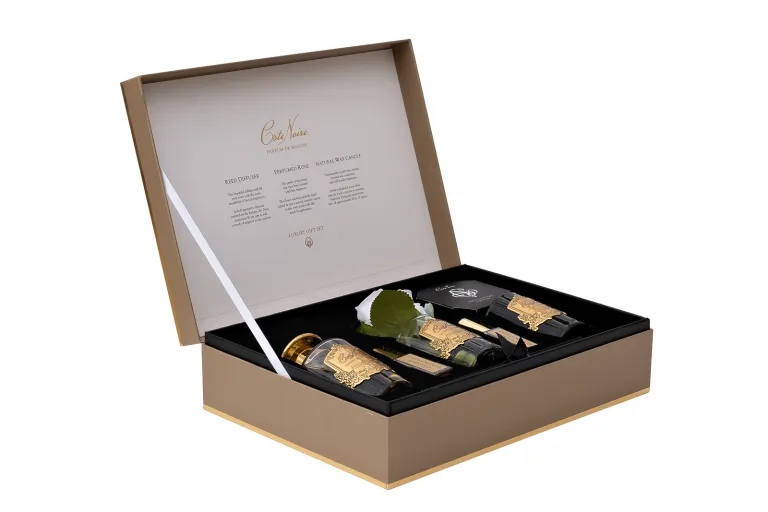 фото 96CN-GP001 Набор подарочный Blonde vanilla - диффузор 90 мл, роза искусств., спрей 2*5мл, свеча 75гр