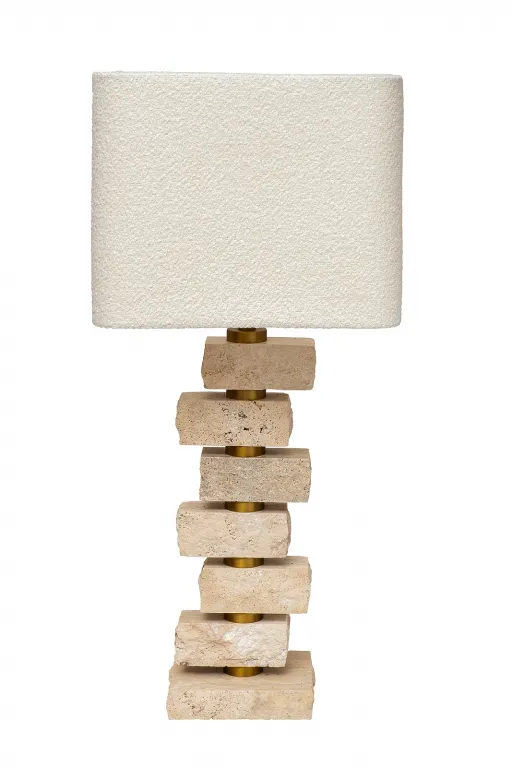 фото 185HM-03535 Лампа настольная плафон цвет бежевый Н.78см