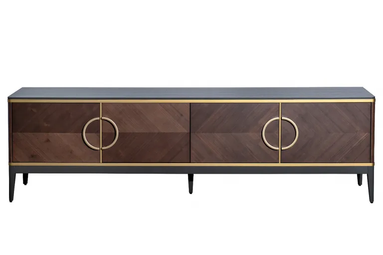 фото 151SV-10003 Тумба под TV 4-х дверная шпон 200*58*40см