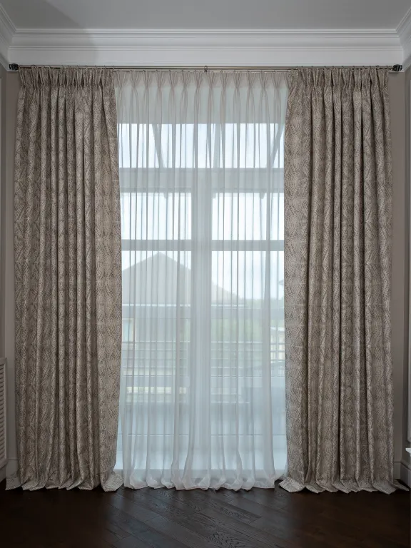 фото 121GD-00020 Портьера Серпенте (Serpente) золотая 275*260