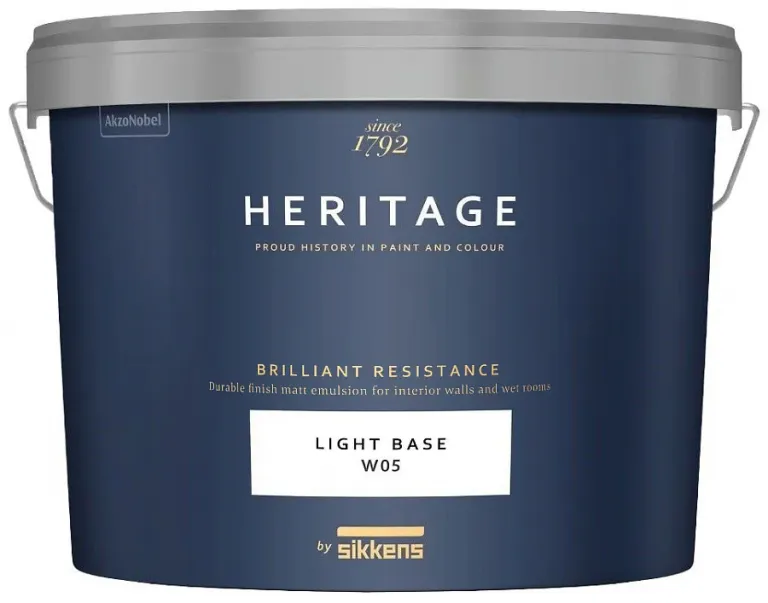 фото Краска Sikkens Heritage Brilliant Resistance мат W05 10л